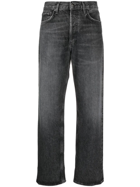  Agolde High-rise Cropped Jeans - Black 