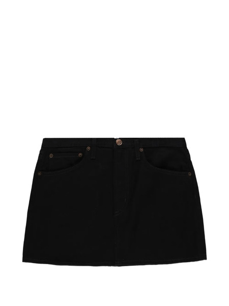  Agolde Keira Mini Skirt - Black 