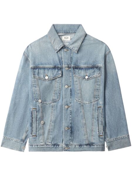  Agolde Long-sleeve Denim Jacket - Blue 
