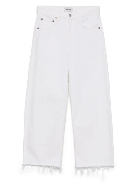  Agolde Low Curve Fray Jeans - White 