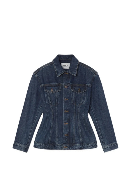  Agolde Myra Panelled Jacket - Blue 