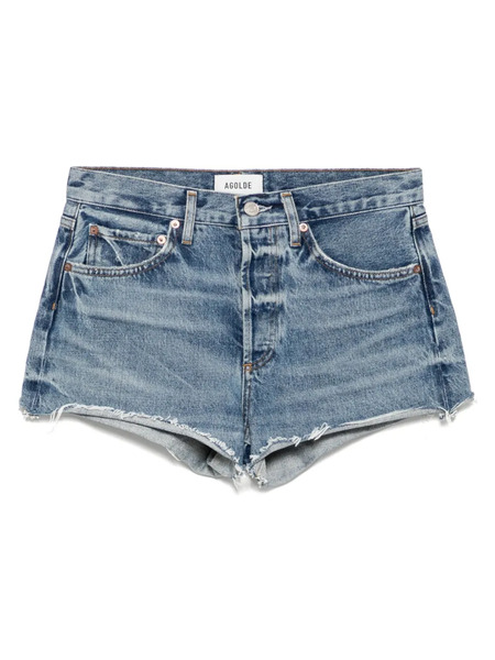  Agolde Parker Shorts - Blue 
