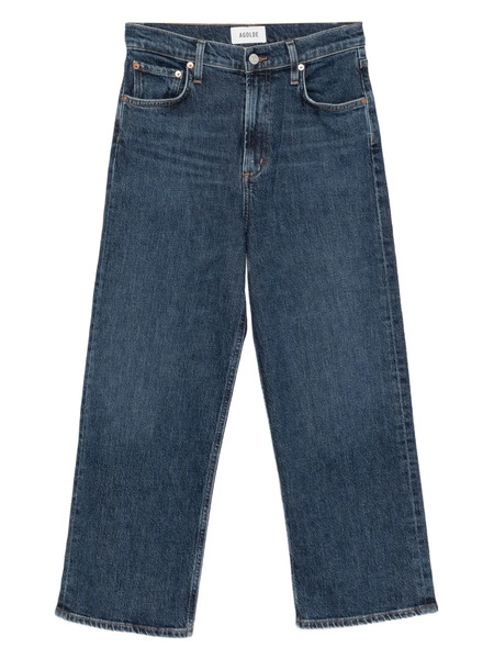  Agolde Ren High Rise Wide Leg Jeans - Blue 