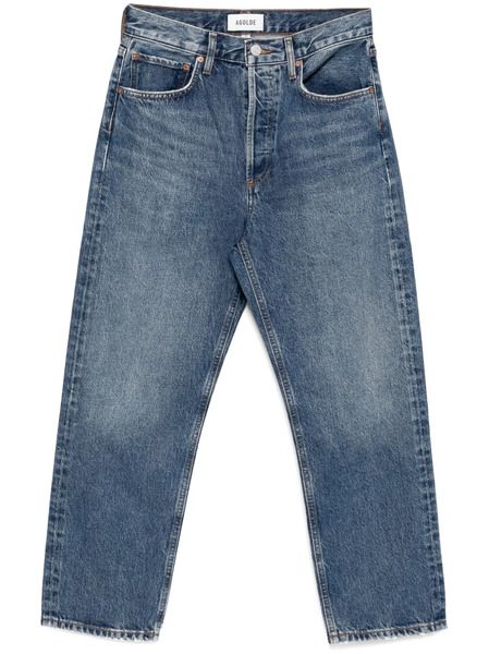  Agolde 90's Crop Straight-leg Jeans - Blue 