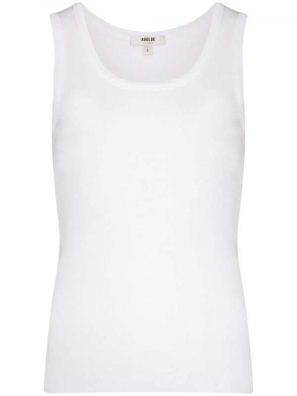  Agolde Sleeveless Tank Top - White 