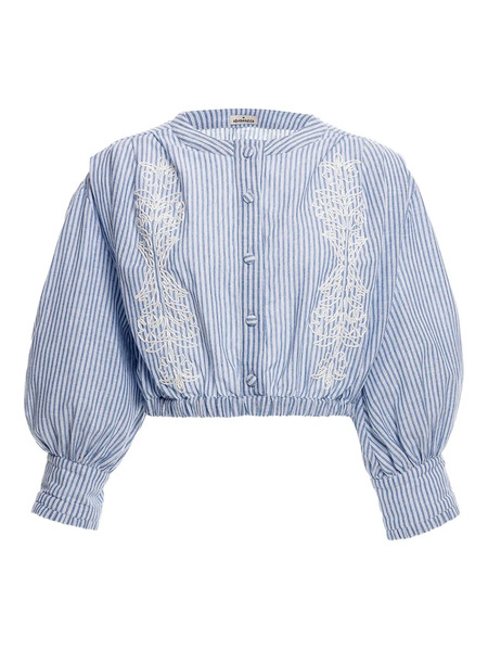  Agua Bendita Isolda Batik Blouse - Blue 