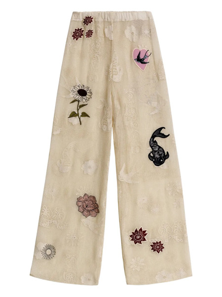  Agua Bendita Juliette Matches Trousers - Neutrals 