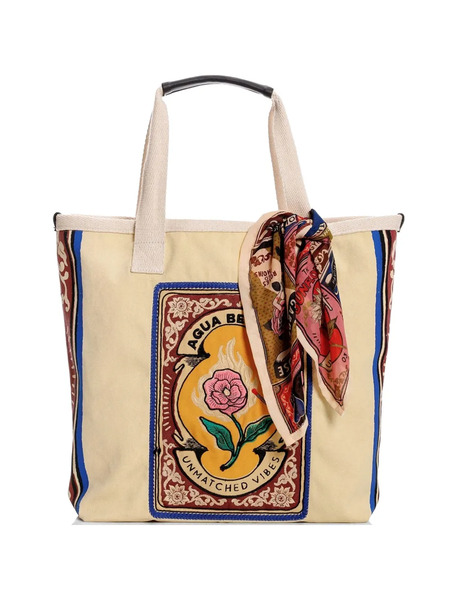  Agua Bendita Lucia Printed Tote Bag - Neutrals 