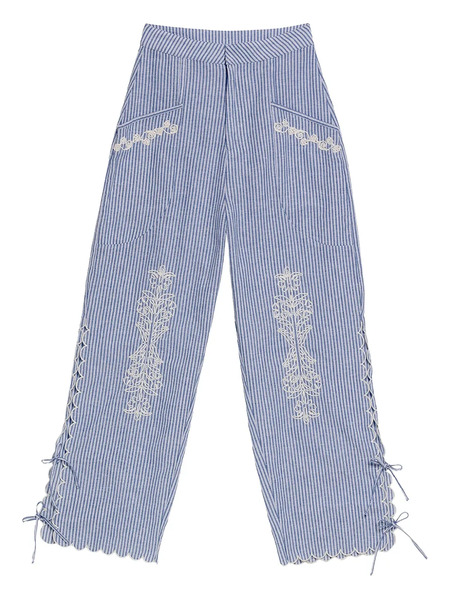  Agua Bendita Oprah Batik Trousers - Blue 