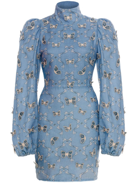  Agua By Agua Bendita Guaba Mini Dress - Blue 
