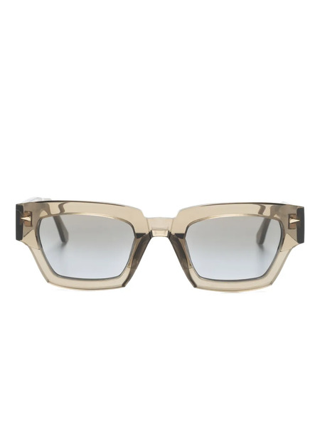  Ahlem Magenta Geometric-frame Sunglasses - Brown 