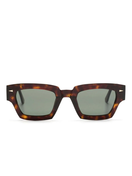  Ahlem Magenta Rectangle-frame Sunglasses - Brown 