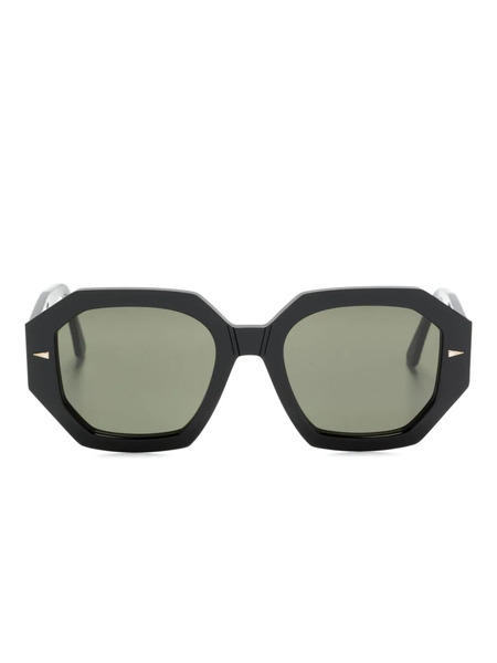  Ahlem Rennes Geometric-frame Sunglasses - Black 