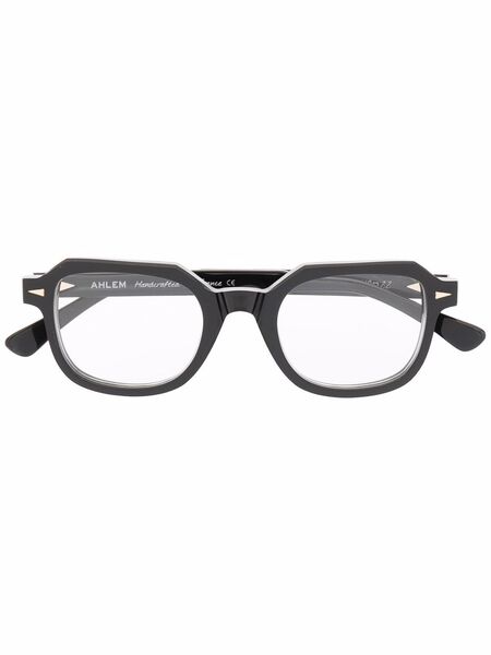  Ahlem Saint Dominique Geometric-frame Glasses - Black 