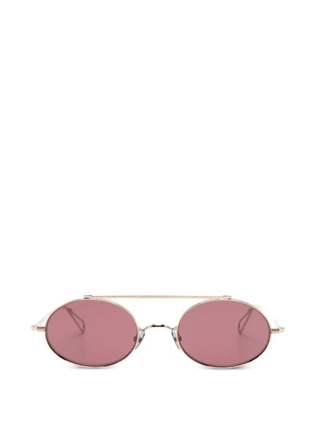  Ahlem Turbigo Oval-frame Sunglasses - Gold 