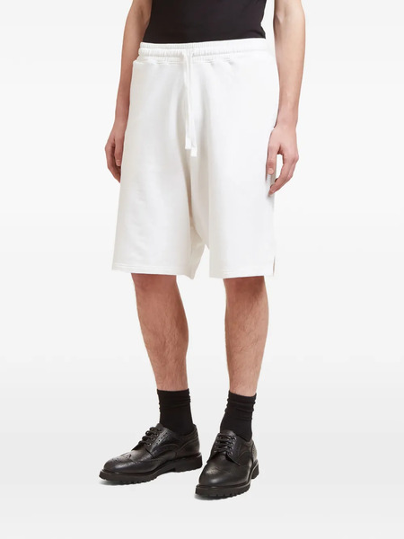  Aiezen Drawstring Drop-crotch Shorts - White 