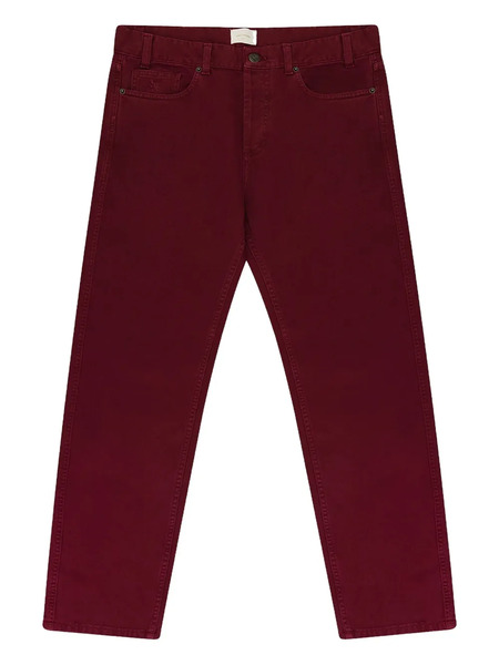  Aimé Leon Dore Garment-dyed Belt-loops Trousers - Red 
