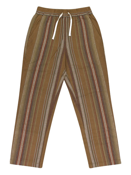  Aimé Leon Dore Striped Drawstring Pants - Brown 