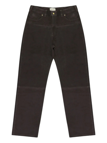  Aimé Leon Dore Suede Western Trousers - Brown 