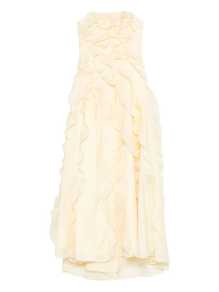  Aje Allairie Ruffled Gown - Yellow 