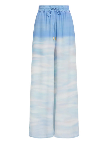  Aje Atomic Silk Trousers - Blue 