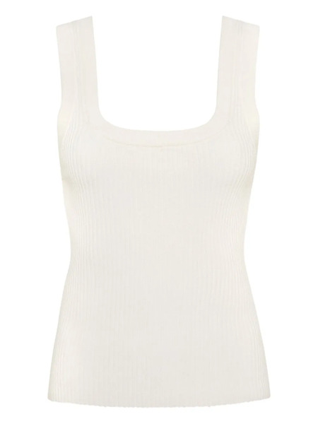  Aje Bronte Ribbed Tank Top - Neutrals 