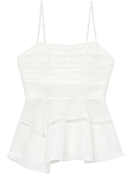  Aje Cinque Jacquard Top - White 