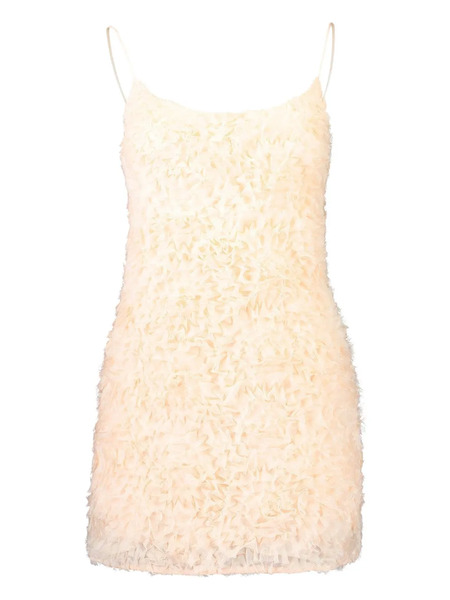  Aje Colette Ruffled Mini Dress - Neutrals 