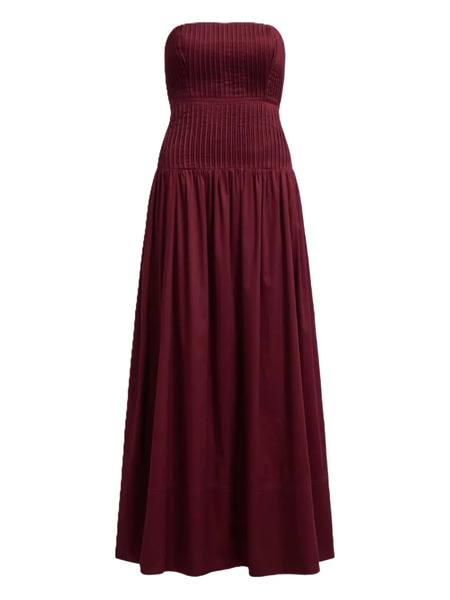  Aje Vacation Strapless Maxi Dress - Red 