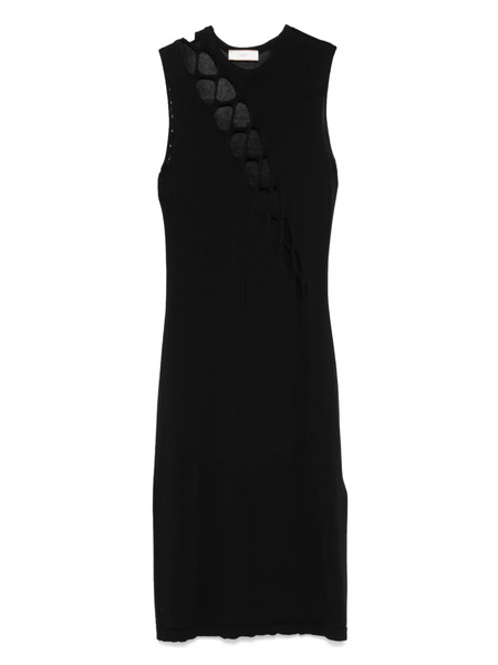  Akep Fine-knit Dress - Black 