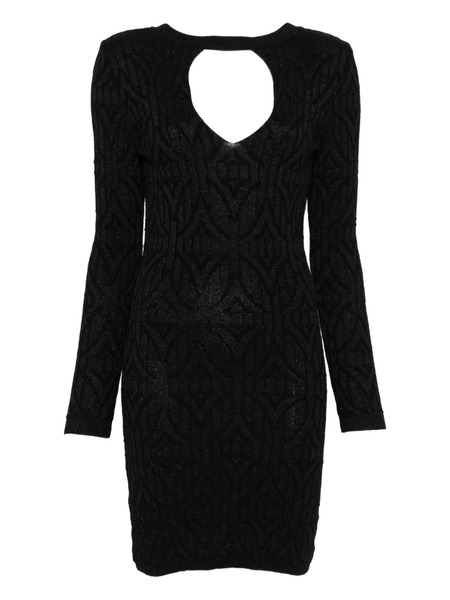  Akep Knitted Mini Dress - Black 