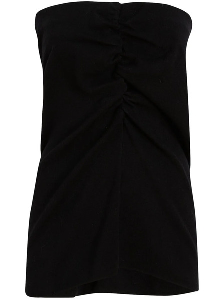  Akep Ruched Tube Top - Black 