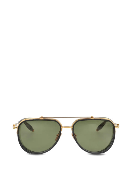  Akoni Echo Pilot-frame Sunglasses - Black 