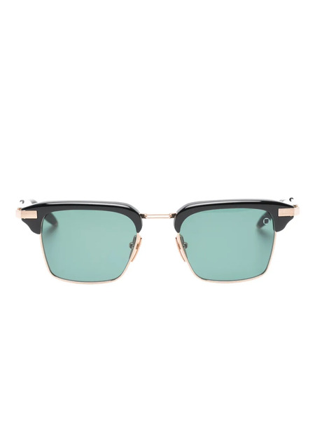  Akoni Euclid Square-frame Sunglasses - Gold 