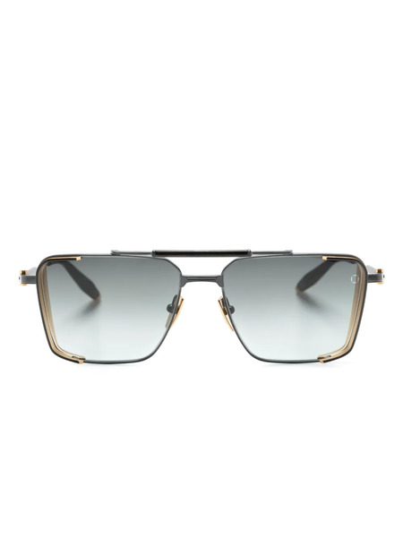  Akoni Pilot-frame Sunglasses - Black 