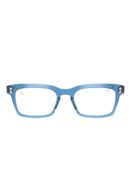  Akoni Rectangle-frame Glasses - Blue 