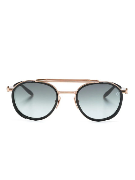  Akoni Skymapper Round-toe Sunglasses - Black 