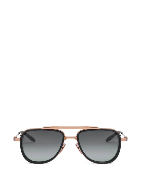  Akoni Spitzer Browline Sunglasses - Black 