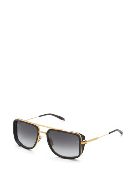  Akoni Square Frame Sunglasses - Black 