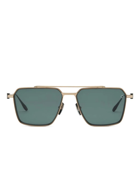  Akoni Square-frame Sunglasses - Gold 