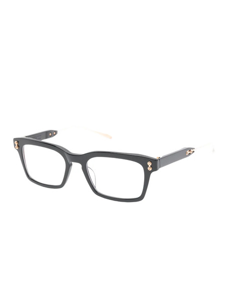  Akoni Wise Four Rectangle-frame Glasses - Black 