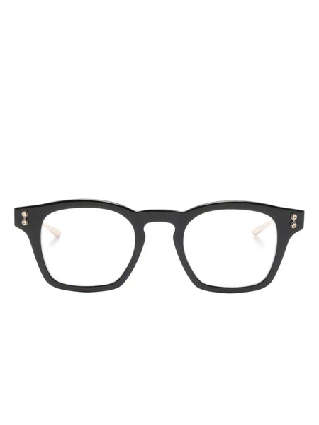  Akoni Wise Square-frame Glasses - Black 