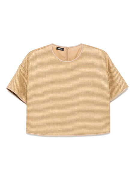  Akris Boxy Blouse - Brown 
