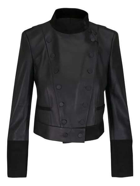  Akris Dean Button Jacket - Black 