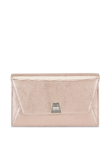  Akris Leather Clutch Bag - Black 