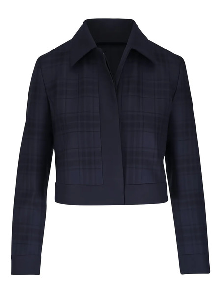  Akris Lewitt Checked Jacket - Blue 