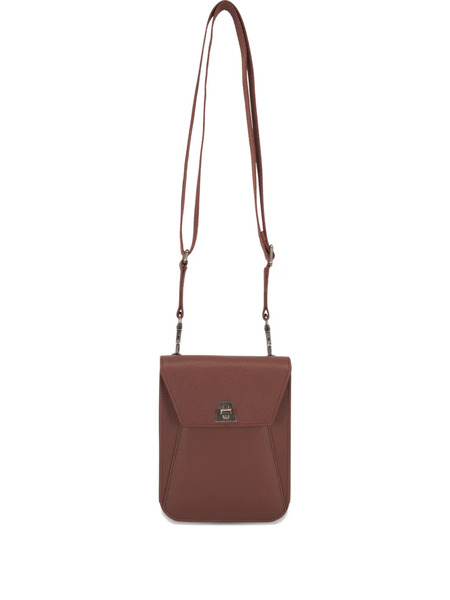  Akris Mini Anouk Leather Crossbody Bag - Brown 