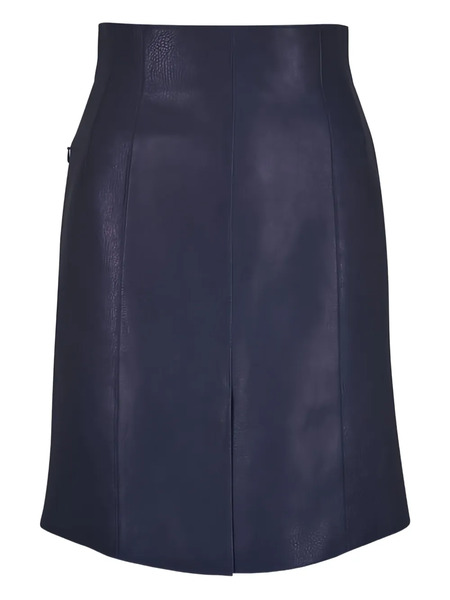  Akris Panelled Slit Midi Skirt - Blue 