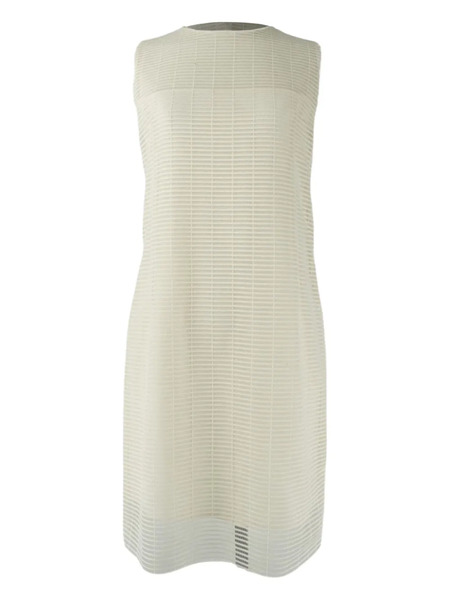  Akris Patterned Shift Dress - Neutrals 