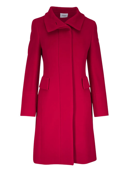  Akris Punto Flap-pocket Coat - Red 